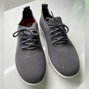 Fitflop Uberknit 👟 Grey Metallic  Nylon Size 8 New without Box